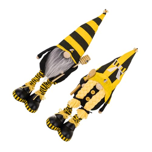 Ciieeo 2 Stück Zwergpuppe Sehr Bienen Plüsch Sommer Dekoratives Tablett Gnom Ausgestopft Zwerge Mini Zartes Wichteldekor Festival-Desktop-schmuck Festival-zwerg- Pp Baumwolle Ciieeo 2 Stück Zwergpuppe Sehr Bienen Plüsch Sommer Dekoratives Tablett Gnom Ausgestopft Zwerge Mini Zartes Wichteldekor Festival-Desktop-schmuck Festival-zwerg- Pp Baumwolle von Ciieeo