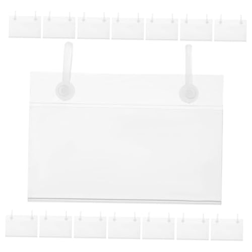 Ciieeo 20 Stück Etikettenhalter Preisschildhalter Korbklammern Zur Beschriftung Aufstecketiketten Für Vorratsbehälter Clip Für Korbetiketten Etikettorganisator Pvc Transparent Ciieeo 20 Stück Etikettenhalter Preisschildhalter Korbklammern Zur Beschriftung Aufstecketiketten Für Vorratsbehälter Clip Für Korbetiketten Etikettorganisator Pvc Transparent von Ciieeo