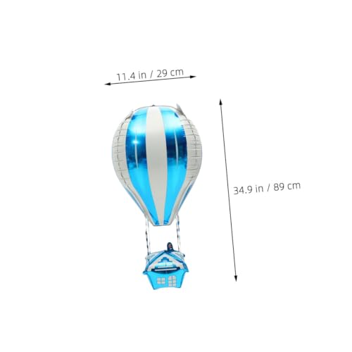 Ciieeo 20 Stück Heißluftballon Aluminiumfolie Luftballons Partydekoration Geburtstag Shower Hochzeit Blau Festliche Ballons für Geburtstag Feier Ciieeo 20 Stück Heißluftballon Aluminiumfolie Luftballons Partydekoration Geburtstag Shower Hochzeit Blau Festliche Ballons für Geburtstag Feier von Ciieeo