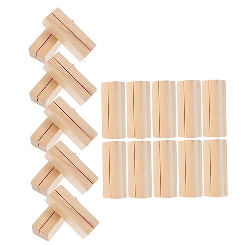 Ciieeo 20 Stück Teiliges Kartenhalter mit Clips Multifunktionale Memo Clip Ständer für Tischdeko Diy Projekte und Fotohalter Holzoptik Ciieeo 20 Stück Teiliges Kartenhalter mit Clips Multifunktionale Memo Clip Ständer für Tischdeko Diy Projekte und Fotohalter Holzoptik von Ciieeo