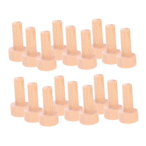 Ciieeo 20 Stück Teiliges Mini Holz dübel Rundkopf Unbemalt für DIY Handwerk Basteln Holzachsen Geeignet für Zugräder und Holzprojekte Ciieeo 20 Stück Teiliges Mini Holz dübel Rundkopf Unbemalt für DIY Handwerk Basteln Holzachsen Geeignet für Zugräder und Holzprojekte von Ciieeo