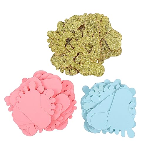Ciieeo 200 Stück Fußabdruck Konfetti Blau und Gold Leichte Partydeko für Gender Reveal Babyparty und Geburtstagsfeier Dekorativ und Sicher aus Hochwertigem für Festliche Ciieeo 200 Stück Fußabdruck Konfetti Blau und Gold Leichte Partydeko für Gender Reveal Babyparty und Geburtstagsfeier Dekorativ und Sicher aus Hochwertigem für Festliche von Ciieeo