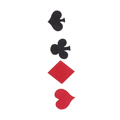 Ciieeo 200Stücke Poker Konfetti Dekoration Kreative Pailletten für Party Bar Junggesellenabschied Feiertage aus Stabilem Papier Zufällige von Ciieeo