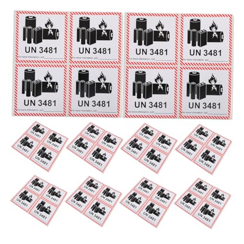 Ciieeo 200pcs Batterie Batterie Vorsichtsetikett Aufkleber Batteriesicherheitswarnbezeichnungen Transport Warnbezeichnungen Kleber Aufkleber Ciieeo 200pcs Batterie Batterie Vorsichtsetikett Aufkleber Batteriesicherheitswarnbezeichnungen Transport Warnbezeichnungen Kleber Aufkleber von Ciieeo