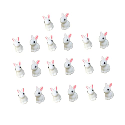 Ciieeo 20Stücke Kaninchen Figuren Süße Harz Ornamente für Mikrolandschaften und Tischdekoration Kunsthandwerk für Wohnzimmer und Garten Ciieeo 20Stücke Kaninchen Figuren Süße Harz Ornamente für Mikrolandschaften und Tischdekoration Kunsthandwerk für Wohnzimmer und Garten von Ciieeo