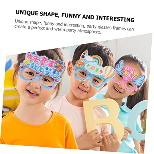 Ciieeo 24 Stck. Teiliges Niedliche Cartoon Brillenrahmen für Leichte Foto Requisiten für Kindergeburtstag und Kindertagsfeier Bequeme Bunte Partybrillen ohne Gläser Ciieeo 24 Stck. Teiliges Niedliche Cartoon Brillenrahmen für Leichte Foto Requisiten für Kindergeburtstag und Kindertagsfeier Bequeme Bunte Partybrillen ohne Gläser von Ciieeo