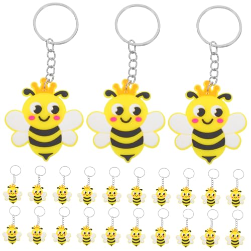 Ciieeo 24 Stück Biene Schlüsselanhänger Babyparty -Dekorationen süße Schlüsselanhänger Bienenanhänger Bienenthema Party Bienenförmiger Schlüsselanhänger PVC Ciieeo 24 Stück Biene Schlüsselanhänger Babyparty -Dekorationen süße Schlüsselanhänger Bienenanhänger Bienenthema Party Bienenförmiger Schlüsselanhänger PVC von Ciieeo