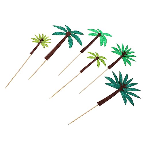 Ciieeo 24 Stück Hawaii Cake Topper Dekorative Einsteckkarten mit Kokosnussbaum für Kreative Tortendekoration bei Partys und Feiern Ciieeo 24 Stück Hawaii Cake Topper Dekorative Einsteckkarten mit Kokosnussbaum für Kreative Tortendekoration bei Partys und Feiern von Ciieeo