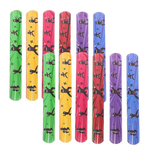 Ciieeo 24 Stück Klatscharmbänder für Slap Armbänder für Halloween Feiern Mitgebsel Schulpreise und Kreative Spielzeuge Motorik von Ciieeo