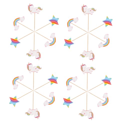 Ciieeo 24 Stück Kuchendekorations-picks Kucheneinsatzdekorationen Cupcake-topper-stick Cartoon Cupcake Topper Cartoon-party-cupcake-topper Geburtstagstorte Topper Kuchen Liefert Papier Ciieeo 24 Stück Kuchendekorations-picks Kucheneinsatzdekorationen Cupcake-topper-stick Cartoon Cupcake Topper Cartoon-party-cupcake-topper Geburtstagstorte Topper Kuchen Liefert Papier von Ciieeo