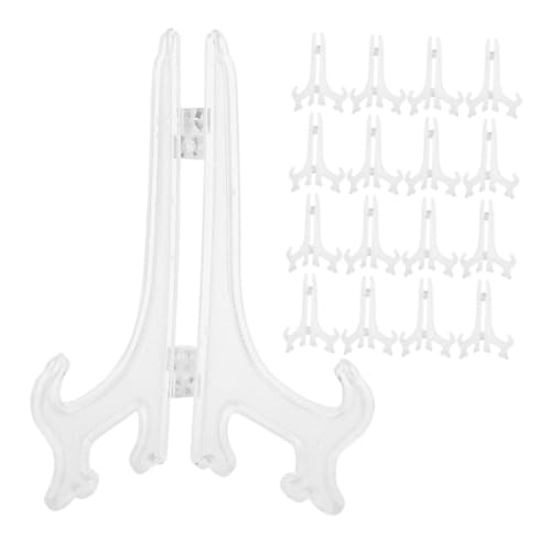 Ciieeo 24 Stück Transparente Staffelei Wohnkultur Bildhalter Desktop-staffeleiständer Staffelei Halter Plattenhalterständer Bücherständer Tellerhalter Geschirrständer Transparent P.s Ciieeo 24 Stück Transparente Staffelei Wohnkultur Bildhalter Desktop-staffeleiständer Staffelei Halter Plattenhalterständer Bücherständer Tellerhalter Geschirrständer Transparent P.s von Ciieeo