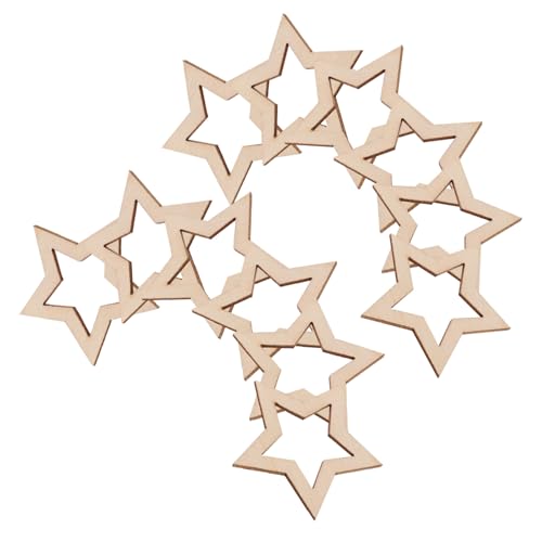 Ciieeo 25 Stück Teiliges Hohle Holzsterne Unlackierte Holzscheiben zum Bemalen Basteln Weihnachtsdeko Diy-holzornamente für Party Hochzeit Tischdekoration Ciieeo 25 Stück Teiliges Hohle Holzsterne Unlackierte Holzscheiben zum Bemalen Basteln Weihnachtsdeko Diy-holzornamente für Party Hochzeit Tischdekoration von Ciieeo