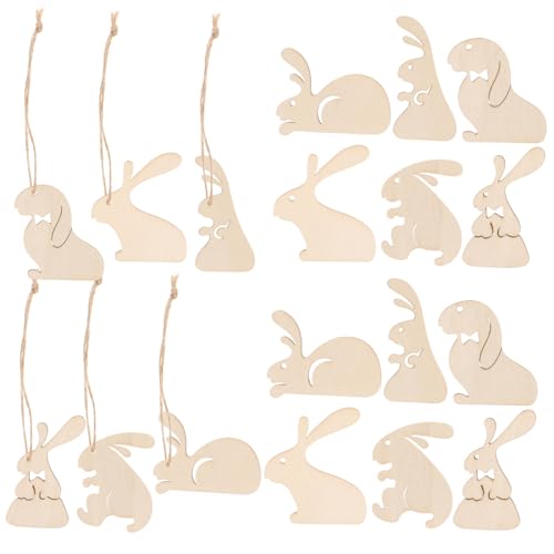 Ciieeo 25 Stück Teiliges Unbemalte Osterhasen Holzscheiben Leichte DIY Holzausschnitte zum Bemalen und Gestalten Sichere Holzchips für Ostern Familienbasteln und Partydekoration Ciieeo 25 Stück Teiliges Unbemalte Osterhasen Holzscheiben Leichte DIY Holzausschnitte zum Bemalen und Gestalten Sichere Holzchips für Ostern Familienbasteln und Partydekoration von Ciieeo