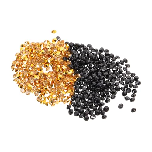 Ciieeo 2Er-Pack Diamanten Streudeko Gold Schwarz Spitz Rückseite Vielseitig für Hochzeit Tischdeko Make Up Box Vase Langlebig und Fest Haftend Edle Partykristalle Ciieeo 2Er-Pack Diamanten Streudeko Gold Schwarz Spitz Rückseite Vielseitig für Hochzeit Tischdeko Make Up Box Vase Langlebig und Fest Haftend Edle Partykristalle von Ciieeo