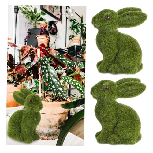 Ciieeo 2St Ostern-Simulationskaninchen Hasen Dekorationen Kuscheltiere Mooshase Easter Decoration Kinderzimmer-Dekoration Simulations-Kaninchen- Nachahmung Kaninchen Plastik Green Ciieeo 2St Ostern-Simulationskaninchen Hasen Dekorationen Kuscheltiere Mooshase Easter Decoration Kinderzimmer-Dekoration Simulations-Kaninchen- Nachahmung Kaninchen Plastik Green von Ciieeo