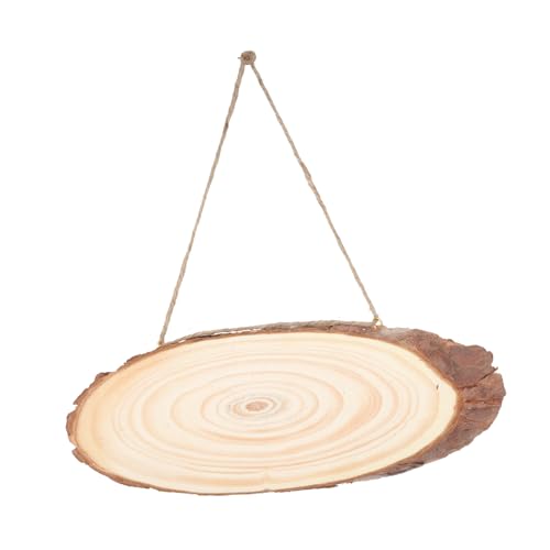 Ciieeo 2Stücke Unfertige Holzscheiben DIY Türschild aus Unbehandeltem Holz für Decoration für Personalisierte Projekte von Ciieeo