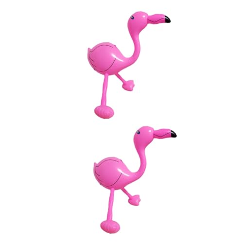 Ciieeo Spielzeug 2St Badespielzeug aufblasbares tier aufblasbarer flamingo strand spielzeuge wasserspielzeuge water toy Pink Strandspielzeug Schwimmbadspielzeug ein Bad nehmen Rosa von Ciieeo