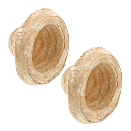 Ciieeo 2stücke Strohhut Miniaturhüte Für Flaschen Dekoration Woven Pet Caps Hüte Basteln Puppenhüte Partyaccessoires Ciieeo 2stücke Strohhut Miniaturhüte Für Flaschen Dekoration Woven Pet Caps Hüte Basteln Puppenhüte Partyaccessoires von Ciieeo