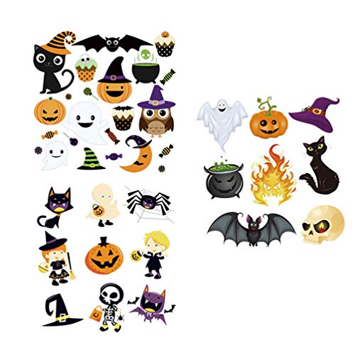 Ciieeo 3 Bögen Halloween Bügelbild Aufkleber Kürbis Geist Kleidung Aufkleber Halloween Thema Bügelflicken für Kleidung Kissen DIY Halloween Party Supplies Ciieeo 3 Bögen Halloween Bügelbild Aufkleber Kürbis Geist Kleidung Aufkleber Halloween Thema Bügelflicken für Kleidung Kissen DIY Halloween Party Supplies von Ciieeo