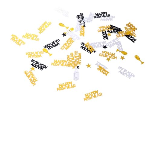 Ciieeo 3er-pack Silvester-feier- Konfetti Streusel Turware Party Supplies Funkelnde Pailletten von Ciieeo