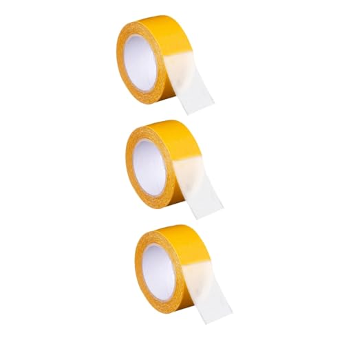 Ciieeo 3 Rollen Doppelseitiges Klebeband für Teppiche Stark für Befestigung von Bodenbelägen DIY Projekte Dekoration Reparaturen Innenräumen Ciieeo 3 Rollen Doppelseitiges Klebeband für Teppiche Stark für Befestigung von Bodenbelägen DIY Projekte Dekoration Reparaturen Innenräumen von Ciieeo
