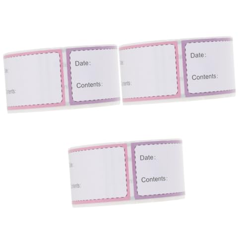 Ciieeo 3 Rollen Food -Label -Aufkleber Etiketten Essen Wählen Sie Aufkleber für DIY aus Aufkleber für Lebensmittelkühlschränke Aufkleber für Gefrierschränke Papier Bunt Ciieeo 3 Rollen Food -Label -Aufkleber Etiketten Essen Wählen Sie Aufkleber für DIY aus Aufkleber für Lebensmittelkühlschränke Aufkleber für Gefrierschränke Papier Bunt von Ciieeo
