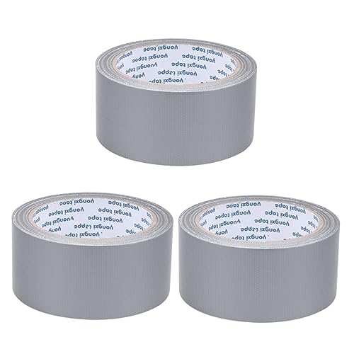 Ciieeo 3 Rollen Klebeband Einseitiges Gewebeklebeband für Teppichverbindungen Verpackungen Abdichtung Reparaturen Wasserfest Vielseitig Einsetzbar von Ciieeo