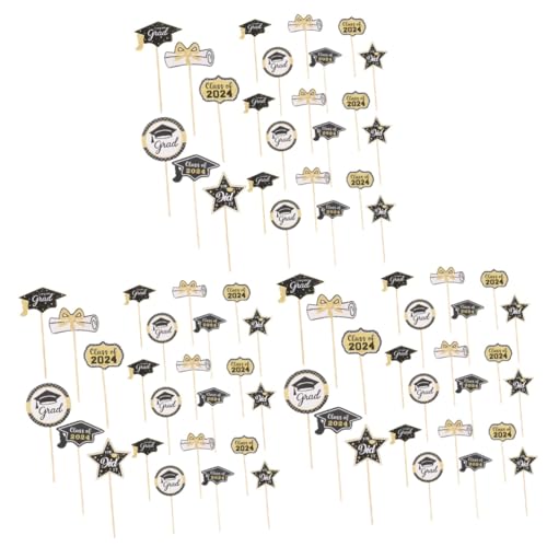 Ciieeo 3 Sätze Cupcake Für Abschlussfeier Kreative Tortenstecker Für Graduation Party Stilvolle Geburtstagsfeier Und Festliche Anlässe Zu Verwenden 24 Stück * 3 Ciieeo 3 Sätze Cupcake Für Abschlussfeier Kreative Tortenstecker Für Graduation Party Stilvolle Geburtstagsfeier Und Festliche Anlässe Zu Verwenden 24 Stück * 3 von Ciieeo