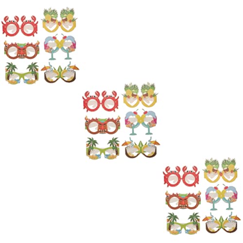 Ciieeo 3 Sätze Hawaii Party Brillen Papier Sonnenbrillen Für Lustige Sommerfeste Fotorequisiten Und Strand Themenpartys Kreative Accessoires Für Erwachsene 12 Stücke * 3 Ciieeo 3 Sätze Hawaii Party Brillen Papier Sonnenbrillen Für Lustige Sommerfeste Fotorequisiten Und Strand Themenpartys Kreative Accessoires Für Erwachsene 12 Stücke * 3 von Ciieeo