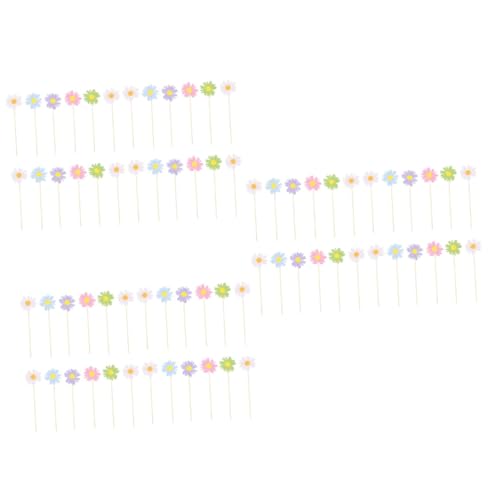 Ciieeo 3 Sätze Kucheneinsatz Zum Dekorieren Rosa Ornament Verschiedene Cupcake Topper Hochzeitsdekor Dekoration Gänseblümchen Ein Kuchenaufsatz Einsätze Blumenfarbig Stück * 3 von Ciieeo