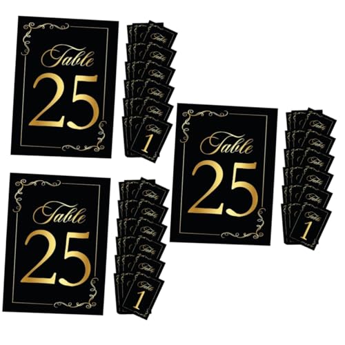 Ciieeo 3 Sätze Tischkarte Digitale Karte Gruß Tischnummern Hochzeit Tabellennamenkarten Hochzeiten Mini Tischnummernschilder Tischnummern Für Bankette Zahlenkarte Papierstau 30 Stück * 3 von Ciieeo