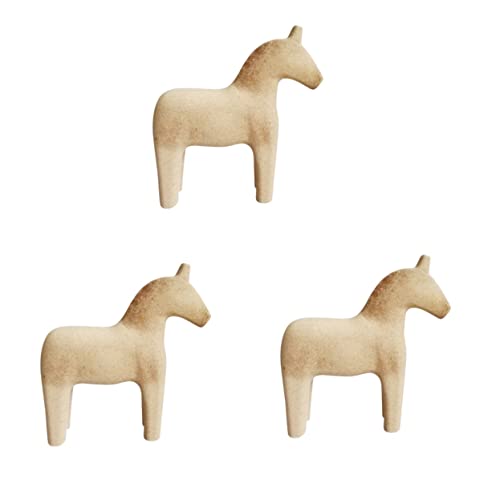 Ciieeo 3 Stck Holz Pferde Ornament Groß DIY Bastelset Tierfigur Naturbelassen Glatt Poliert zum Bemalen Holzfigur Kreative Handarbeit Holzpferd Deko Ciieeo 3 Stck Holz Pferde Ornament Groß DIY Bastelset Tierfigur Naturbelassen Glatt Poliert zum Bemalen Holzfigur Kreative Handarbeit Holzpferd Deko von Ciieeo