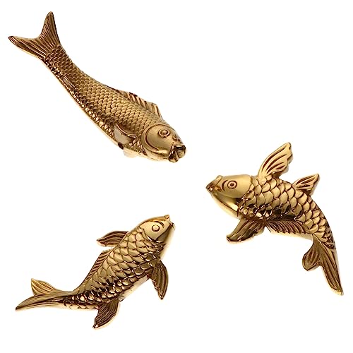Ciieeo 3 Stück Brass Fisch Dekoration Teiliges Handgefertigte Tischornamente aus Hochwertigem Messing für Stilvolle Wohnkultur und Kreative Ciieeo 3 Stück Brass Fisch Dekoration Teiliges Handgefertigte Tischornamente aus Hochwertigem Messing für Stilvolle Wohnkultur und Kreative von Ciieeo