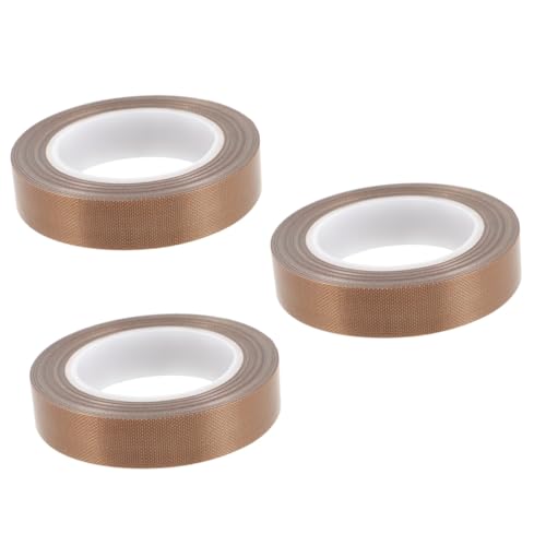 Ciieeo 3 Stück Hochtemperatur Ptfe Klebeband für Vakuumiermaschinen Hitzebeständiges Isolierband Selbstklebend Vielseitig Einsetzbar für Lebensmittelversiegelung Robust Langlebig Ciieeo 3 Stück Hochtemperatur Ptfe Klebeband für Vakuumiermaschinen Hitzebeständiges Isolierband Selbstklebend Vielseitig Einsetzbar für Lebensmittelversiegelung Robust Langlebig von Ciieeo