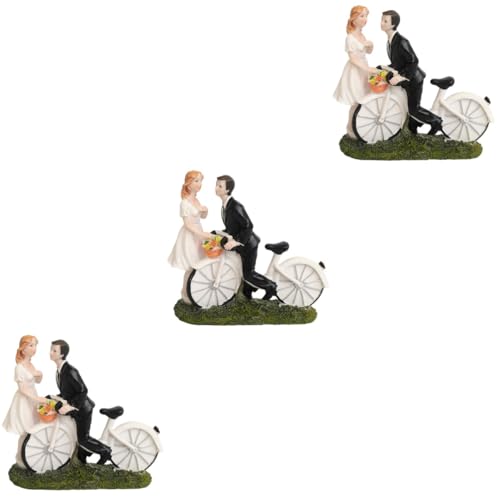 Ciieeo 3 Stück Hochzeitskuchendekoration Braut und Bräutigam Figurine Fahrrad Tortenornament aus Sicherem Resin Vielseitig für Hochzeiten Geburtstage und Feste Detailreiches Design für Ciieeo 3 Stück Hochzeitskuchendekoration Braut und Bräutigam Figurine Fahrrad Tortenornament aus Sicherem Resin Vielseitig für Hochzeiten Geburtstage und Feste Detailreiches Design für von Ciieeo