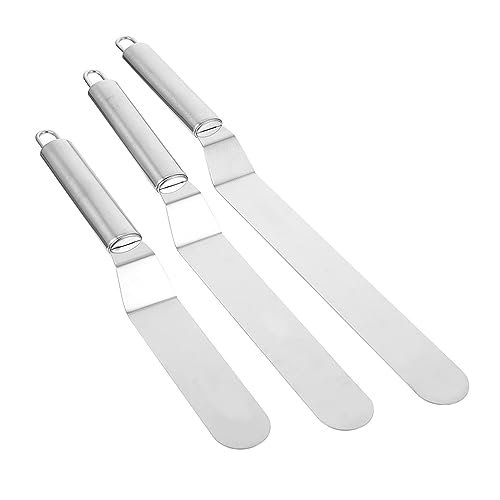 Ciieeo 3 Stück Teiliges aus Kuchen Spachteln Hochtemperaturbeständig Leicht und Tragbar zum Einstreichen von Tortencreme Dekorieren von Desserts von Ciieeo