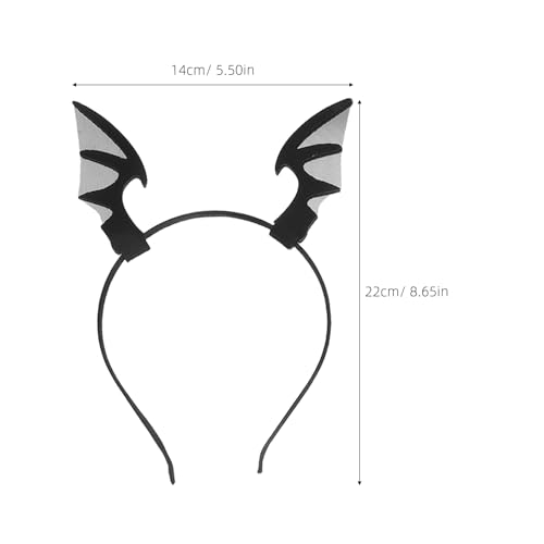 Ciieeo 3 stücke Fledermausflügel Stirnband Haar Hoop Kopfbedeckung Headwear Halloween Haar Zubehör für Kinder Cosplay Gothic Halloween Party Supplies Ciieeo 3 stücke Fledermausflügel Stirnband Haar Hoop Kopfbedeckung Headwear Halloween Haar Zubehör für Kinder Cosplay Gothic Halloween Party Supplies von Ciieeo