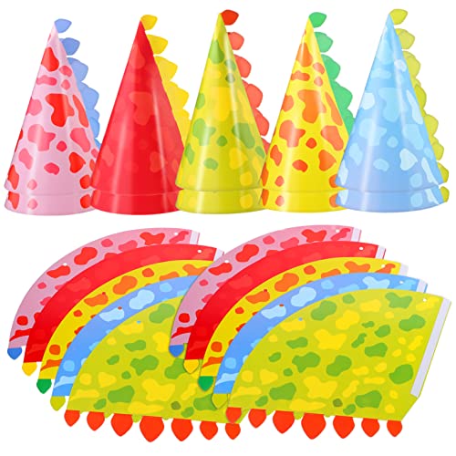 Ciieeo 30 Stück Dinosaurier Geburtstags Hüte Partyhüte Cone Hut für Geburtstagsfeiern Bunte Dino Designs Farben Party Dekoration für Kindergeburtstage Ciieeo 30 Stück Dinosaurier Geburtstags Hüte Partyhüte Cone Hut für Geburtstagsfeiern Bunte Dino Designs Farben Party Dekoration für Kindergeburtstage von Ciieeo