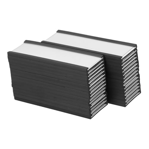 Ciieeo 30 Stück Etikettenhalter Regaletiketten Werkzeugkasten-magnetetiketten Etiketten Für Dateiordner Etiketthalter Klebeetiketten Aus Metall Namensschilder Schranketiketten Gummi Ciieeo 30 Stück Etikettenhalter Regaletiketten Werkzeugkasten-magnetetiketten Etiketten Für Dateiordner Etiketthalter Klebeetiketten Aus Metall Namensschilder Schranketiketten Gummi von Ciieeo