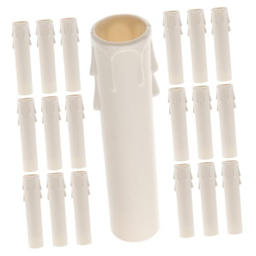 Ciieeo 30 Stück Kerzenröhre Sockel zum Aufhängen von Kandelabern Tropfkerzenfassungsabdeckungen Vintage-Kerzenhüllen Kronleuchter-Steckdosenabdeckung Hülle für Kerzenhüllen p.s Beige Ciieeo 30 Stück Kerzenröhre Sockel zum Aufhängen von Kandelabern Tropfkerzenfassungsabdeckungen Vintage-Kerzenhüllen Kronleuchter-Steckdosenabdeckung Hülle für Kerzenhüllen p.s Beige von Ciieeo