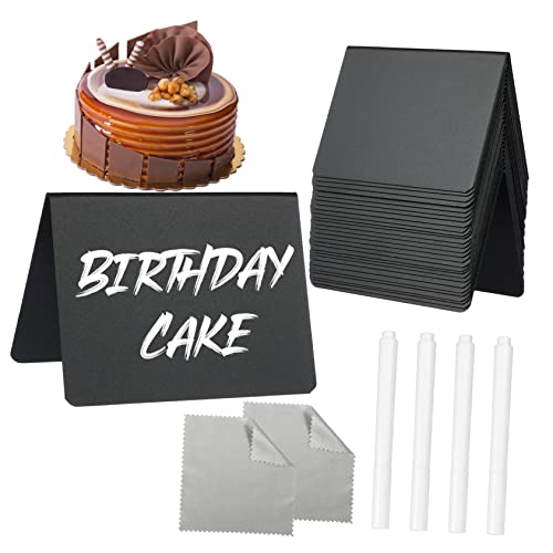 Ciieeo 30 Stück Mini Kreidetafeln Doppelseitige Abwischbare mit Markern Mikrofasertüchern für Namensschilder Tischkarten Buffets Wiederverwendbar Platzsparend Ciieeo 30 Stück Mini Kreidetafeln Doppelseitige Abwischbare mit Markern Mikrofasertüchern für Namensschilder Tischkarten Buffets Wiederverwendbar Platzsparend von Ciieeo