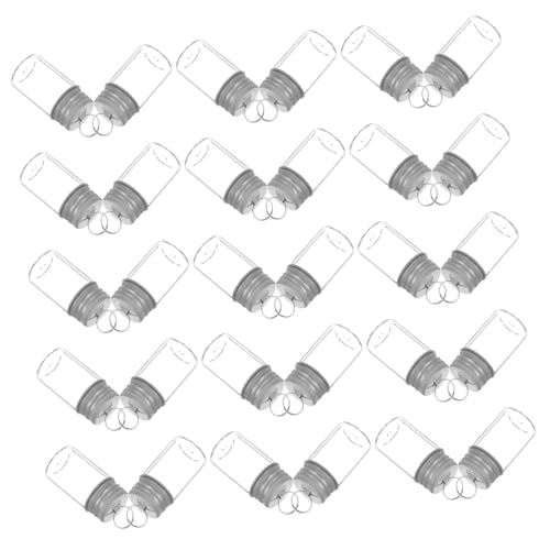 Ciieeo 30 Stück Teiliges Mini Glasfläschchen Wishing Drift Bottle Anhänger Schlüsselanhänger Glasflasche Charm für DIY Bastelarbeiten und Erinnerungsstücke Bruchsicher Kompakt Leicht Ciieeo 30 Stück Teiliges Mini Glasfläschchen Wishing Drift Bottle Anhänger Schlüsselanhänger Glasflasche Charm für DIY Bastelarbeiten und Erinnerungsstücke Bruchsicher Kompakt Leicht von Ciieeo