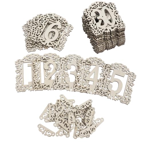Ciieeo 30 Stück Tischkartenhalter Set mit Tischnummern für Hochzeiten und Feiern Klare Leicht Lesbare Zahlen für Einfache Platzierung bei Veranstaltungen Ciieeo 30 Stück Tischkartenhalter Set mit Tischnummern für Hochzeiten und Feiern Klare Leicht Lesbare Zahlen für Einfache Platzierung bei Veranstaltungen von Ciieeo
