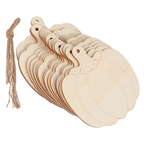 Ciieeo 30 Stück unlackierte leere Kürbis-Holzscheiben, niedliche Kürbis-Holz-Hängeausschnitte, Halloween-Blanko-Kürbis-Holzspäne für DIY-Handwerk, Herbst-Halloween-Party-Dekoration Ciieeo 30 Stück unlackierte leere Kürbis-Holzscheiben, niedliche Kürbis-Holz-Hängeausschnitte, Halloween-Blanko-Kürbis-Holzspäne für DIY-Handwerk, Herbst-Halloween-Party-Dekoration von Ciieeo
