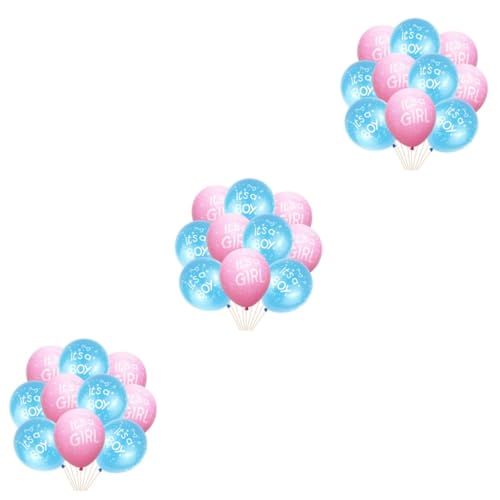 Ciieeo 300 Stück 12 Gender-Ballon Ballon zum Aufdecken des Geschlechts -Dusche-Hintergrund Gummiballons latex luftballons latex ballons Partyballon Latexballon Junge schmücken von Ciieeo