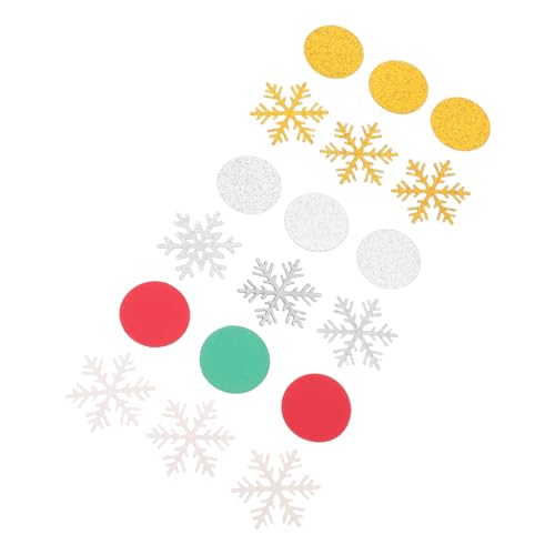 Ciieeo 300 Stück Weihnachts Schneeflocken Konfetti Bunte Papierstreusel Rot Grün Gold und Silber Glitzerndes Streudekor für Festliche Tischdekorationen bei Weihnachts und Winterfeiern Ciieeo 300 Stück Weihnachts Schneeflocken Konfetti Bunte Papierstreusel Rot Grün Gold und Silber Glitzerndes Streudekor für Festliche Tischdekorationen bei Weihnachts und Winterfeiern von Ciieeo