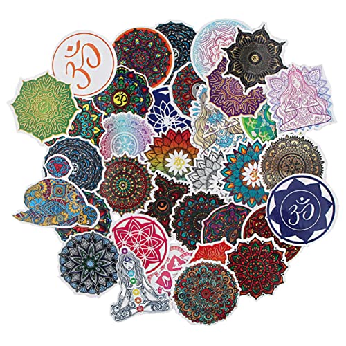Ciieeo 35 Stück Mandala-Aufkleber Blumen-Aufkleber Skateboard-Aufkleber Laptop-Aufkleber Scrapbooking-Aufkleber Longboard-Aufkleber Spirituelle Aufkleber PVC DIY Ciieeo 35 Stück Mandala-Aufkleber Blumen-Aufkleber Skateboard-Aufkleber Laptop-Aufkleber Scrapbooking-Aufkleber Longboard-Aufkleber Spirituelle Aufkleber PVC DIY von Ciieeo