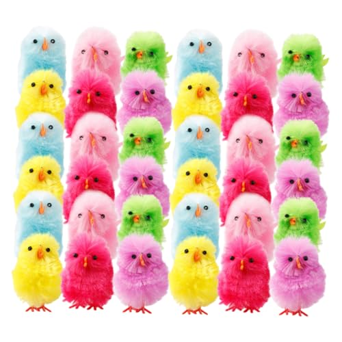 Ciieeo 36 Stück Teiliges Mini Küken Osterparty Dekoration Bunte Mini Huhn Figuren für Osterfest Tischdeko Kreative Frühlingsdeko Geschenkidee Ciieeo 36 Stück Teiliges Mini Küken Osterparty Dekoration Bunte Mini Huhn Figuren für Osterfest Tischdeko Kreative Frühlingsdeko Geschenkidee von Ciieeo
