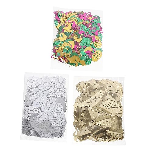 Ciieeo 3Er-Packungen Sommerparty Konfetti Dekorative Pailletten für Hawaii Geburtstagsfeiern Luau und Hochzeiten für Foto Shootings und Festliche Anlässe von Ciieeo