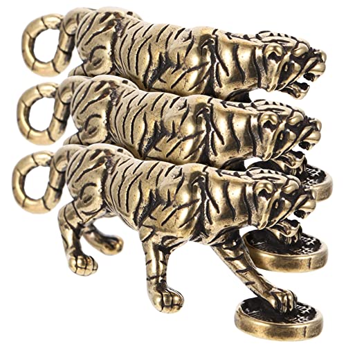 Ciieeo 3St kreative Dekoration des tigerleoparden Mini-Tigerfiguren Vintage - Tiere Autoschmuck für den einzug büro Dekoration Tigerfigur aus Messing zarte Tigerverzierung Ciieeo 3St kreative Dekoration des tigerleoparden Mini-Tigerfiguren Vintage - Tiere Autoschmuck für den einzug büro Dekoration Tigerfigur aus Messing zarte Tigerverzierung von Ciieeo